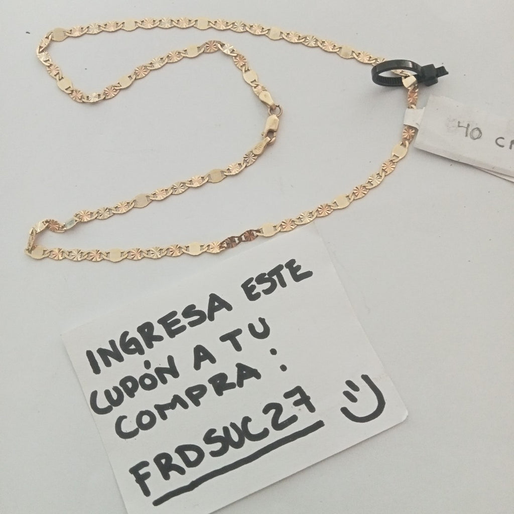 CADENA ORO 14 K 3,90 GRMS (SEMINUEVO)