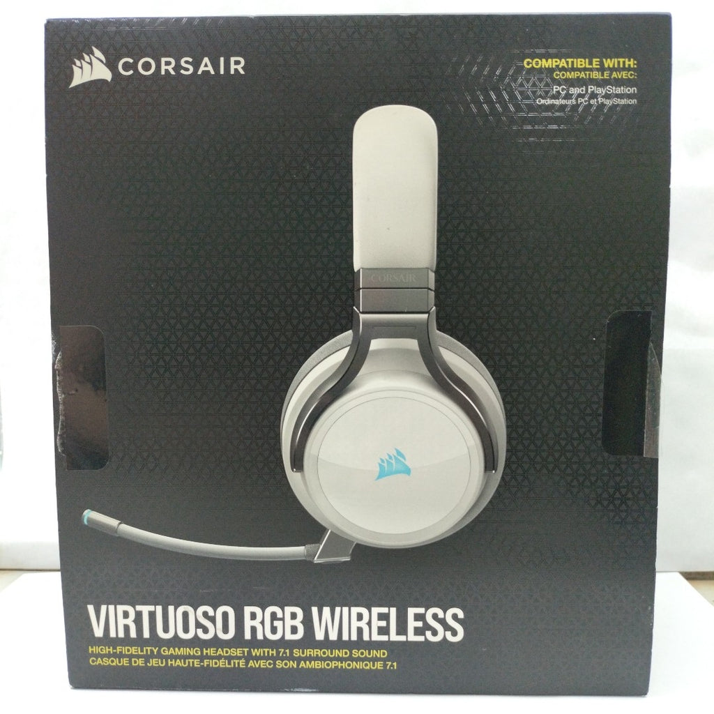 AUDIFONOS CORSAIR VIRTUOSO RGB WIRELESS INALAMBRICO OVER EAR (SEMINUEVO)