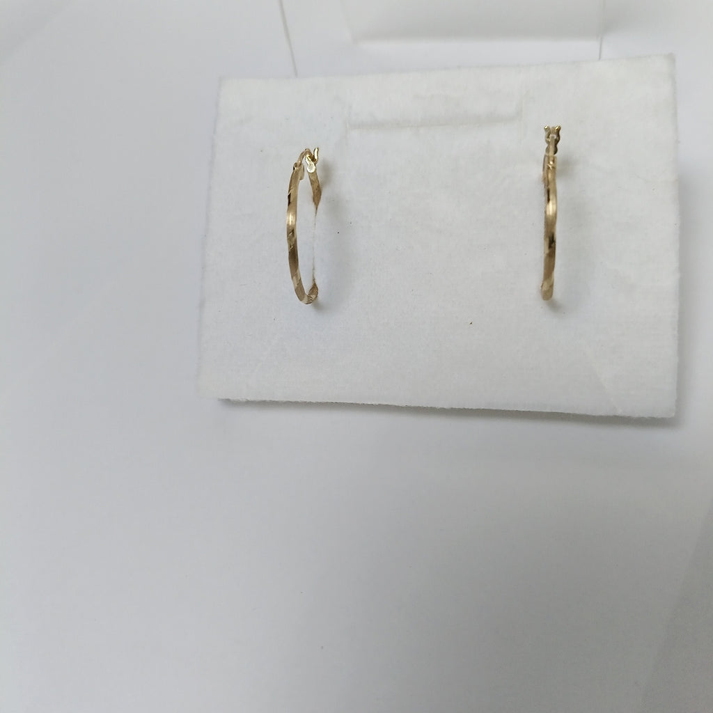 ARRACADAS PAR ORO 14 K 1,80 GRMS (SEMINUEVO)