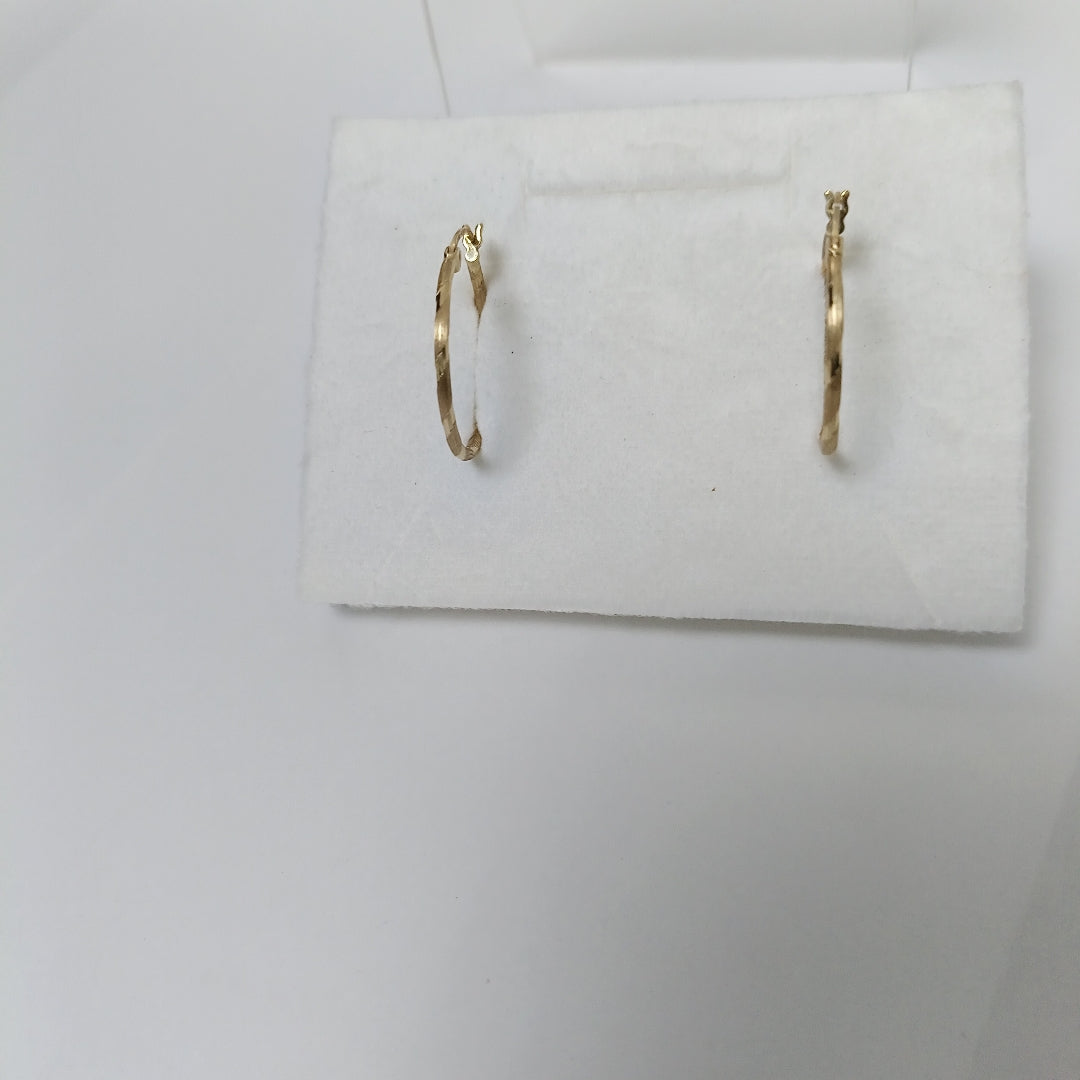 ARRACADAS PAR ORO 14 K 1,80 GRMS (SEMINUEVO)