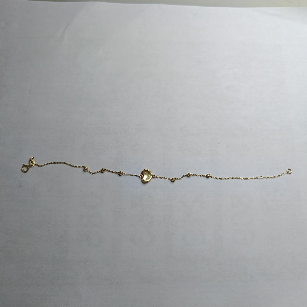 CADENA, PULSERA. ORO. 14 K 1.3 GRMS (SEMINUEVO)