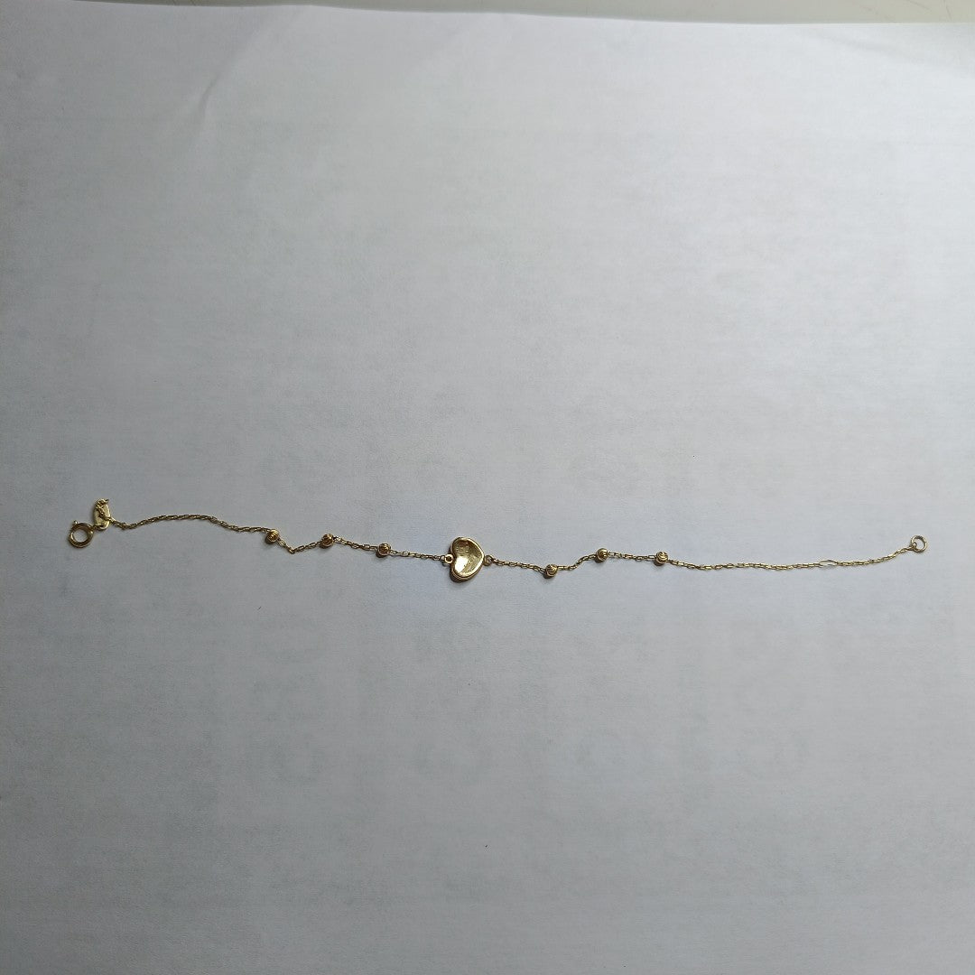 CADENA, PULSERA. ORO. 14 K 1.3 GRMS (SEMINUEVO)