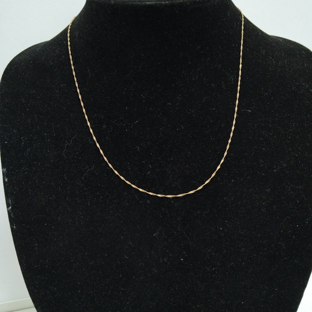 CADENA ORO 14 K 0,80 GRMS (SEMINUEVO)