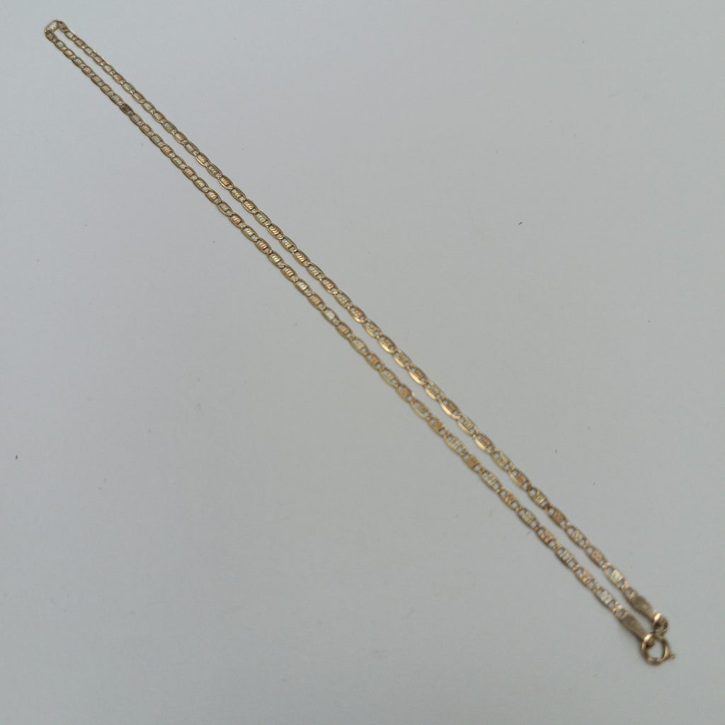 CADENA. ORO, ORO COMBINADO. 10 K 1.8 GRMS (SEMINUEVO)
