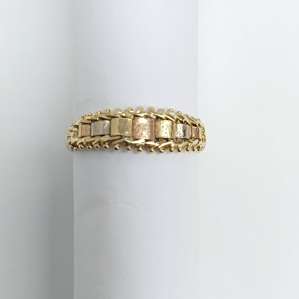 ANILLITO ORO COMBINADO 14 K 3,30 GRMS (SEMINUEVO)