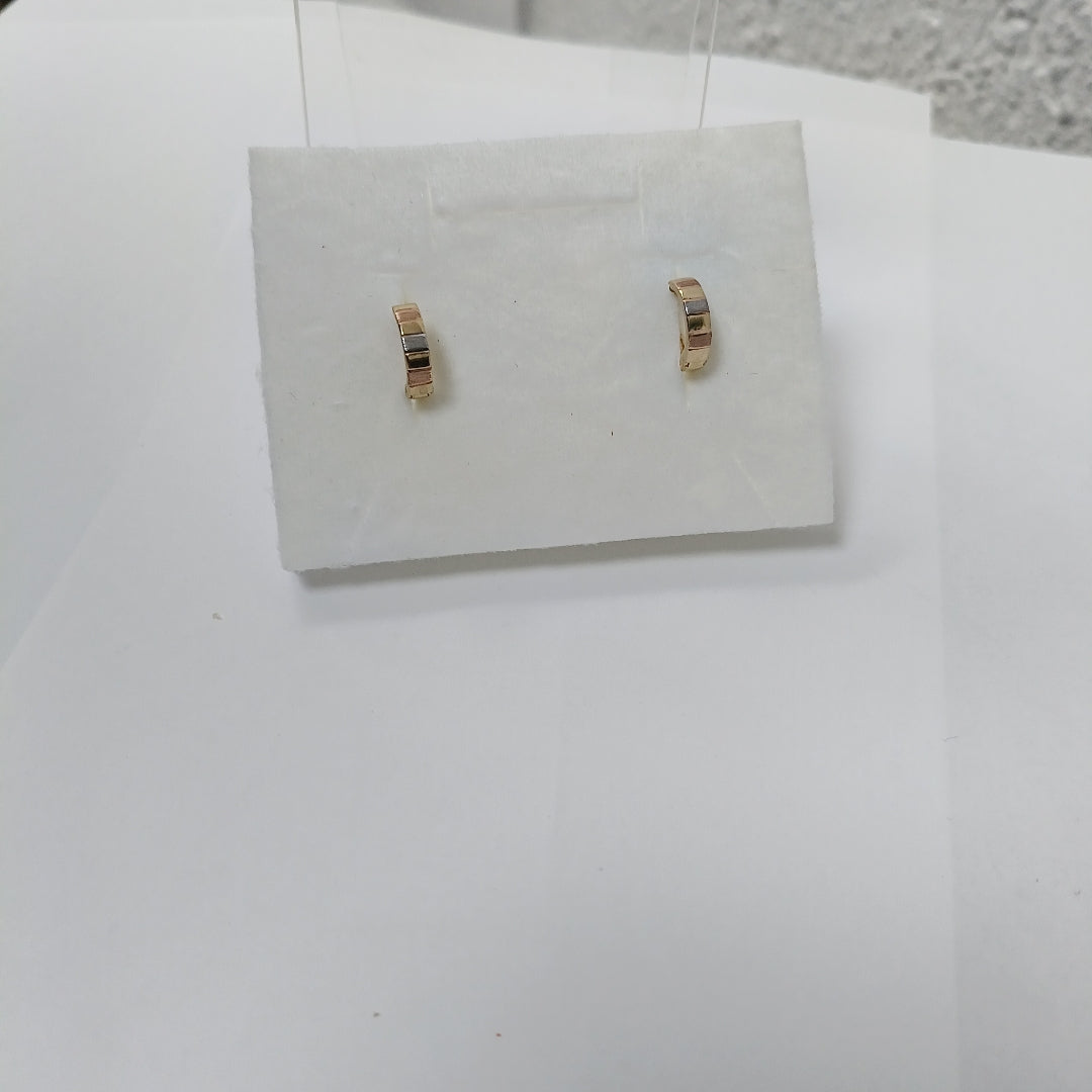 ARRACADAS PAR ORO 14 K 1,20 GRMS (SEMINUEVO)