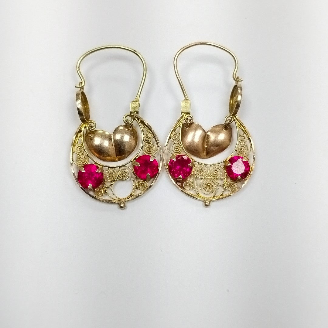 ARETES PAR ORO 10 K 5,40 GRMS (SEMINUEVO)