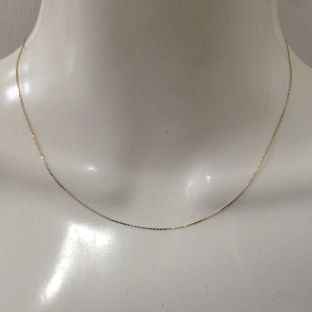 CADENA. ORO. 14 K 0.9 GRMS (SEMINUEVO)