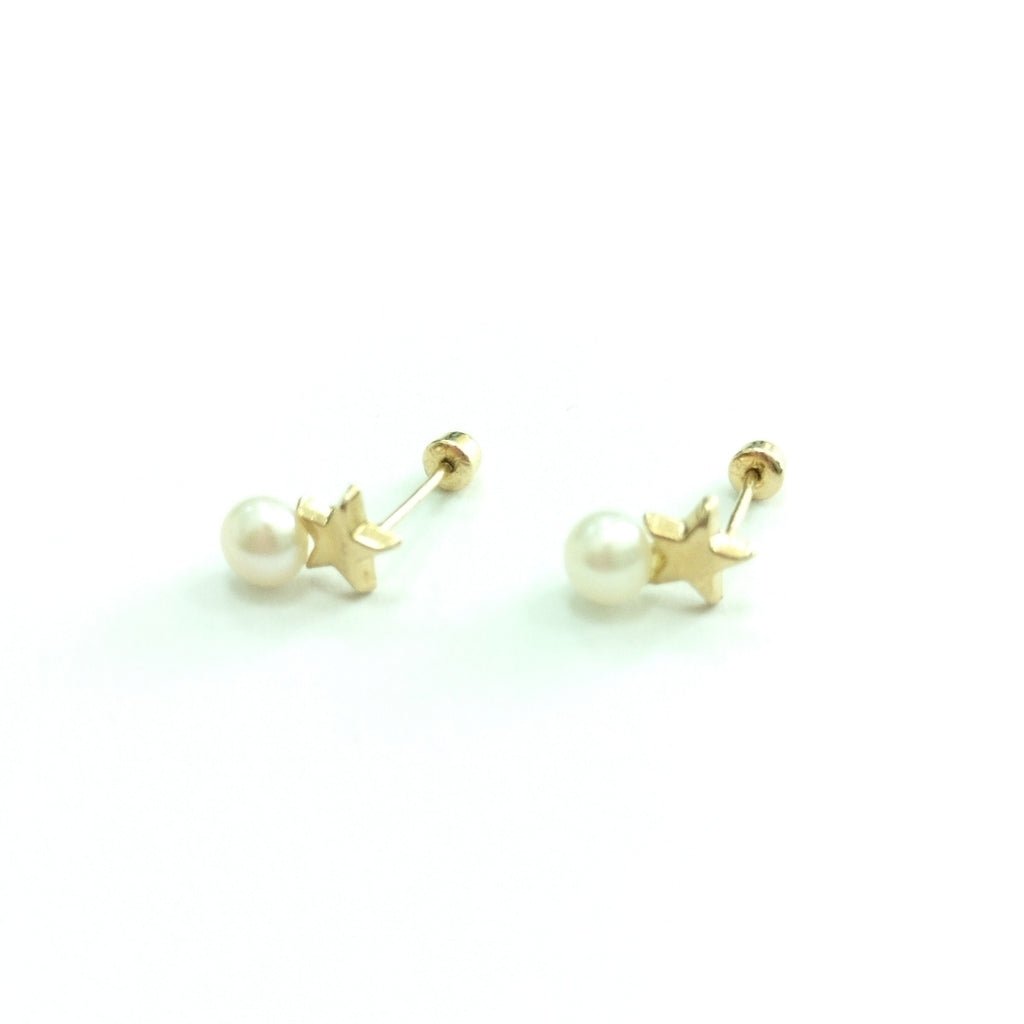 BROQUELES ORO 14K 1 (NUEVO)