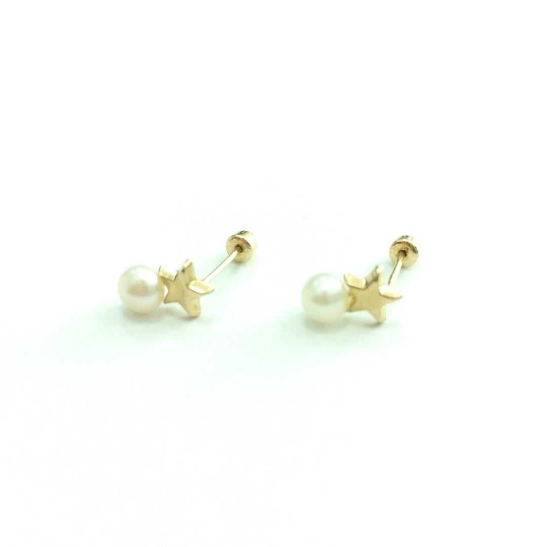 BROQUELES ORO 14K 1 (NUEVO)