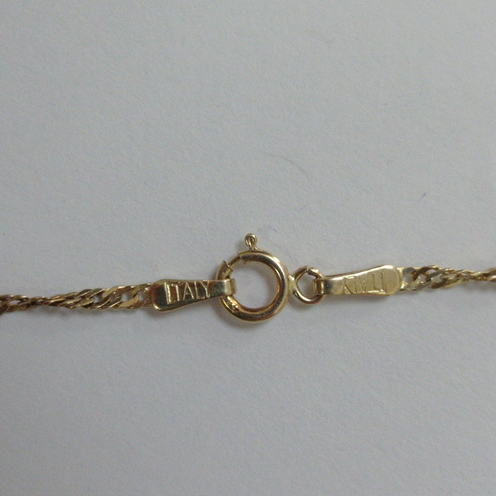 CADENA. ORO, ORO COMBINADO. 14 K 1.9 GRMS (SEMINUEVO)