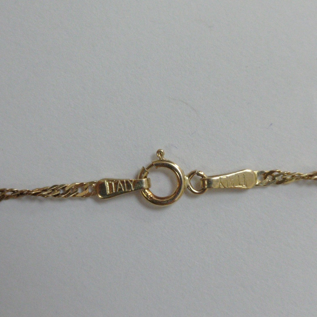 CADENA. ORO, ORO COMBINADO. 14 K 1.9 GRMS (SEMINUEVO)