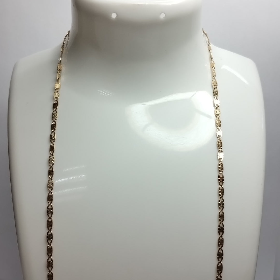 CADENA ORO COMBINADO 10 K 5,90 GRMS (SEMINUEVO)