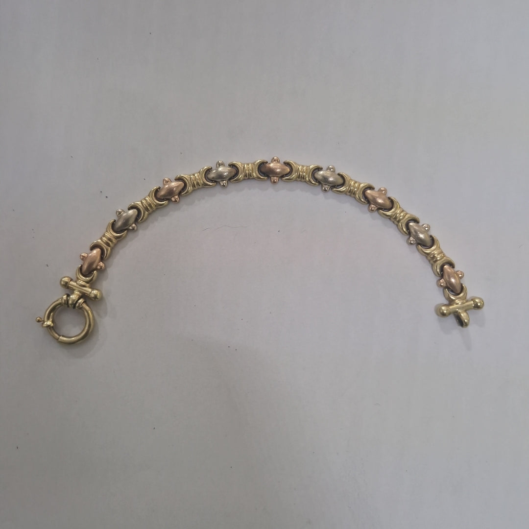 PULSERA. ORO. 14 K 12.4 GRMS (SEMINUEVO)