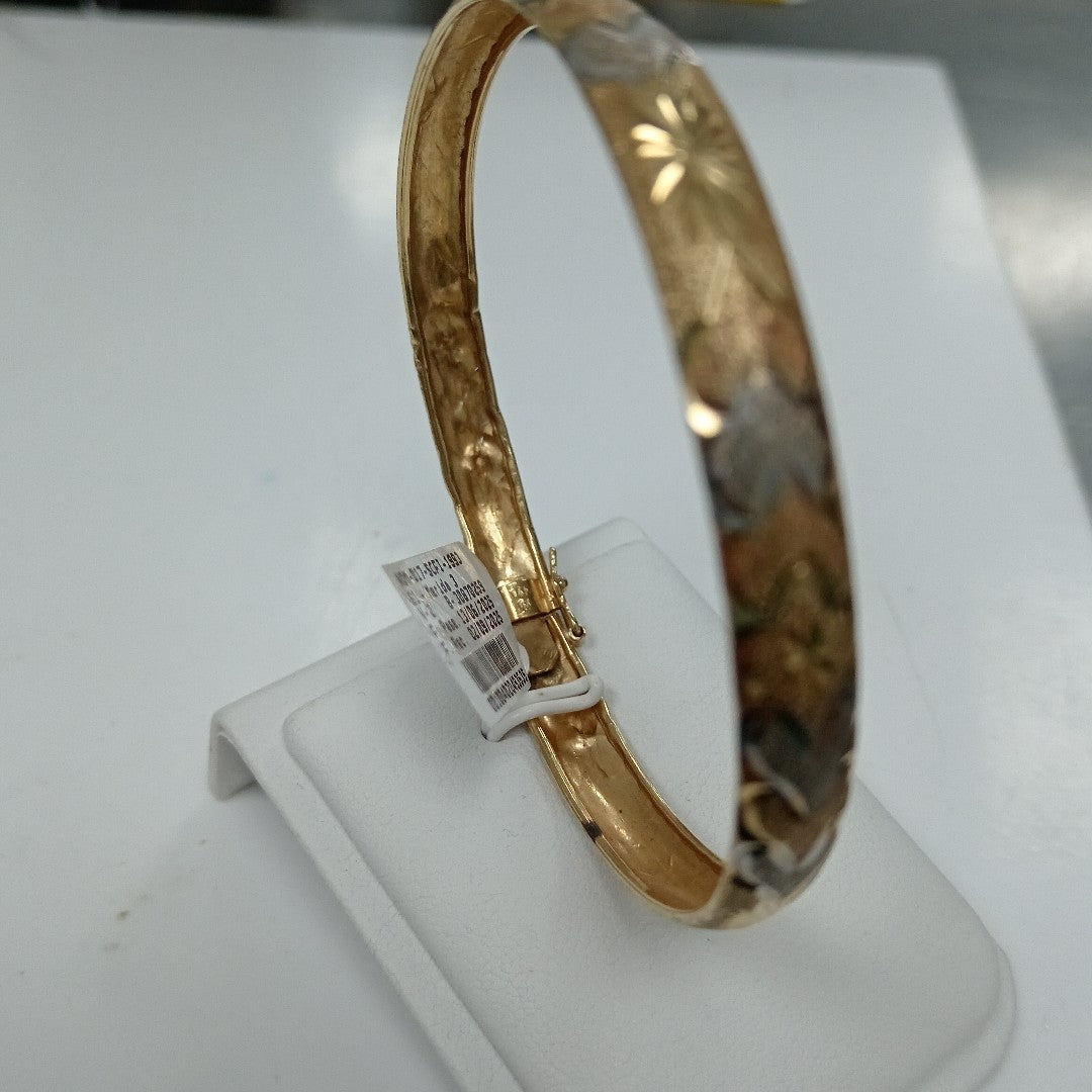 PULSERA RIGIDA ORO 14 K 8,40 GRMS (SEMINUEVO)