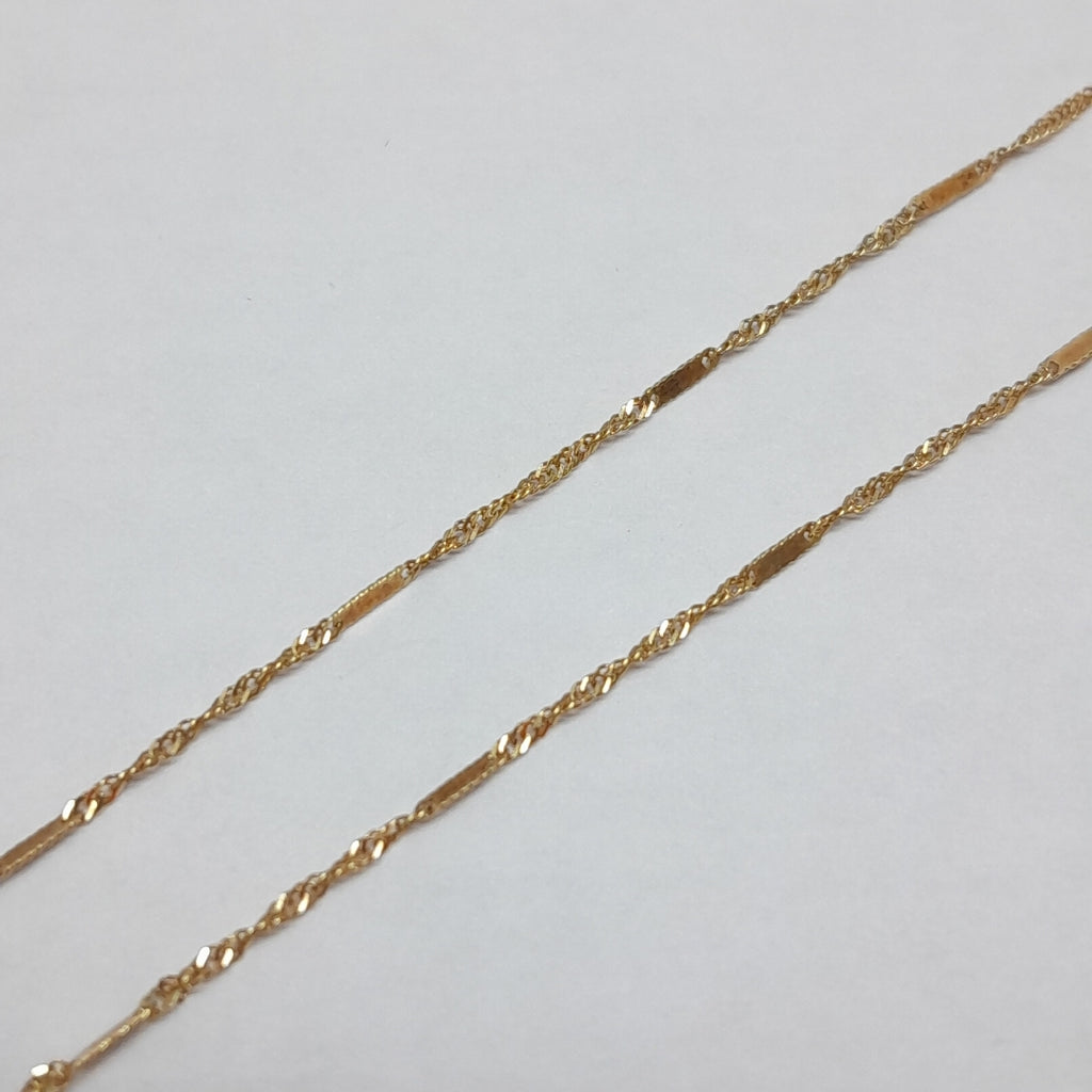 CADENA. ORO. 10 K 0.8 GRMS (SEMINUEVO)