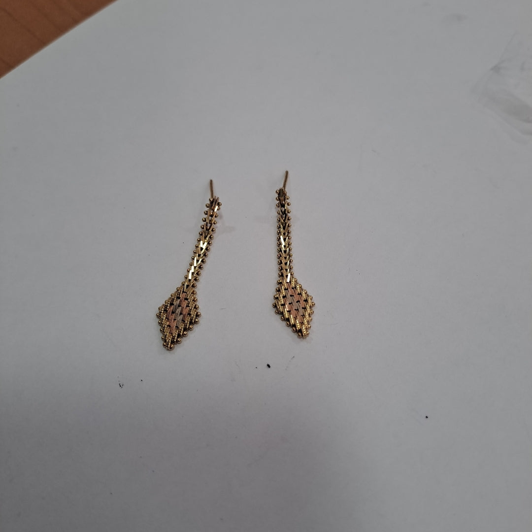 ARETES PAR ORO 14 K 3,60 GRMS (SEMINUEVO)