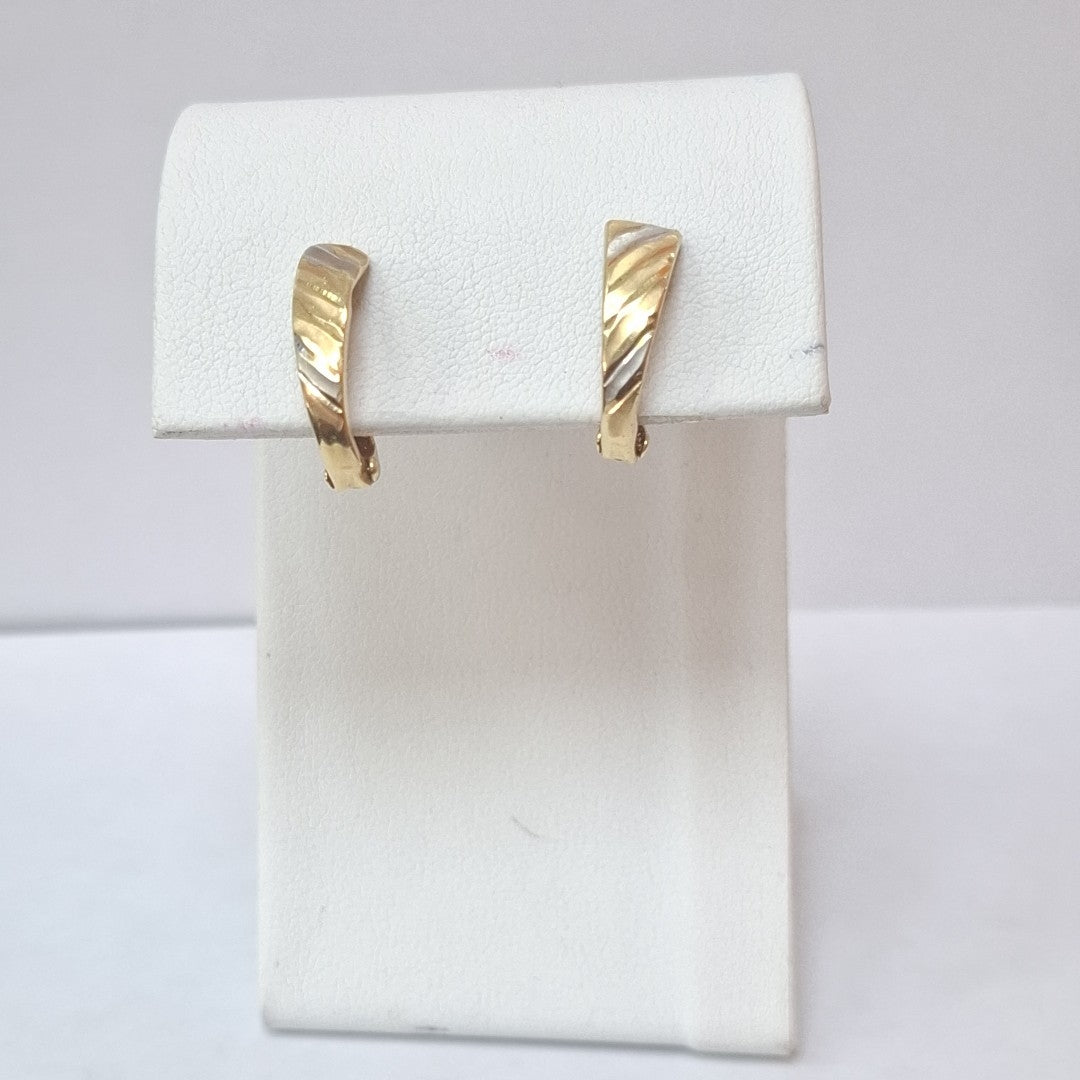 ARETES PAR ORO 14 K 1,30 GRMS (SEMINUEVO)