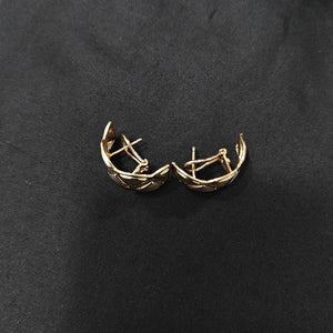 ARETES PAR ORO 14 K 7,50 GRMS (SEMINUEVO)