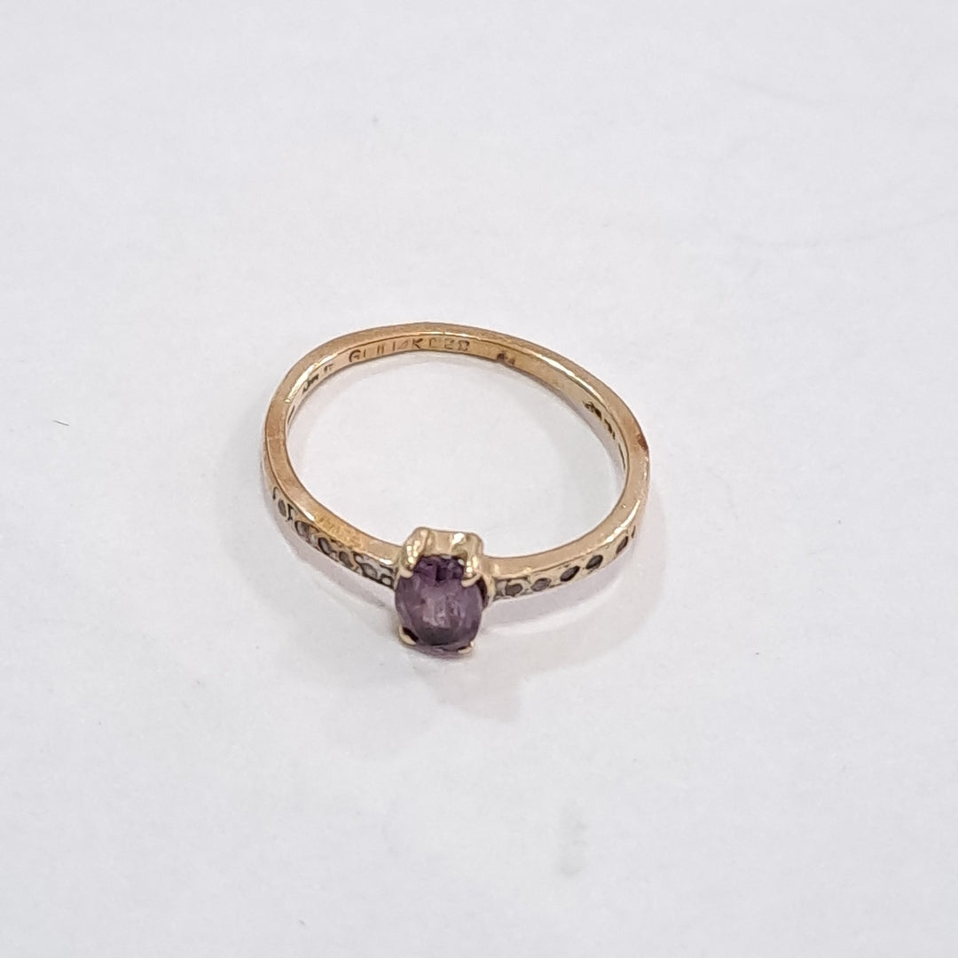 ANILLO ORO 10 K 1,20 GRMS (SEMINUEVO)