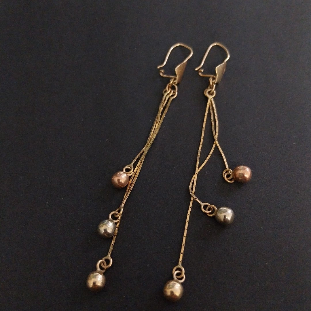 ARETES PAR ORO 10 K 3,00 GRMS (SEMINUEVO)