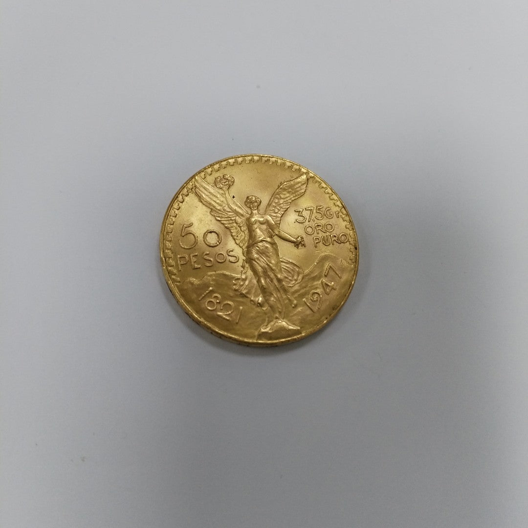 K1 41,60 GRMS - DTO. 0,00 GRMS - 21 K - AVALÚO 76003,20 * IDENTIFICACIÓN OTRO * MONEDAS PESOS 50 PESOS * MATERIALES (SEMINUEVO)