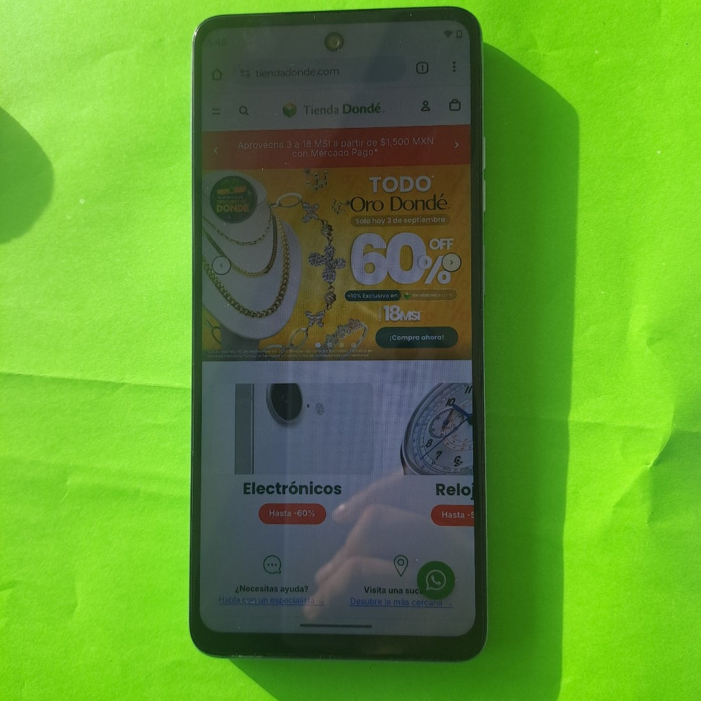 CELULAR MOTOROLA MOTO G24 POWER XT2425-1 (2024) 256 GB 8 GB RAM (SEMINUEVO)