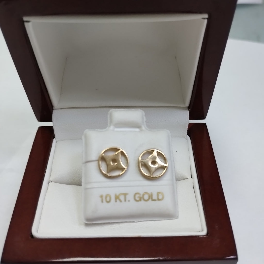 BROQUELES ORO 10K 1 (NUEVO)