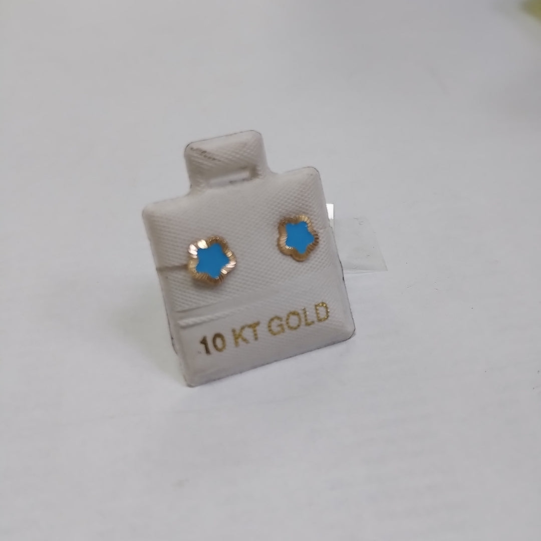BROQUELES ORO 10K 1 (NUEVO)