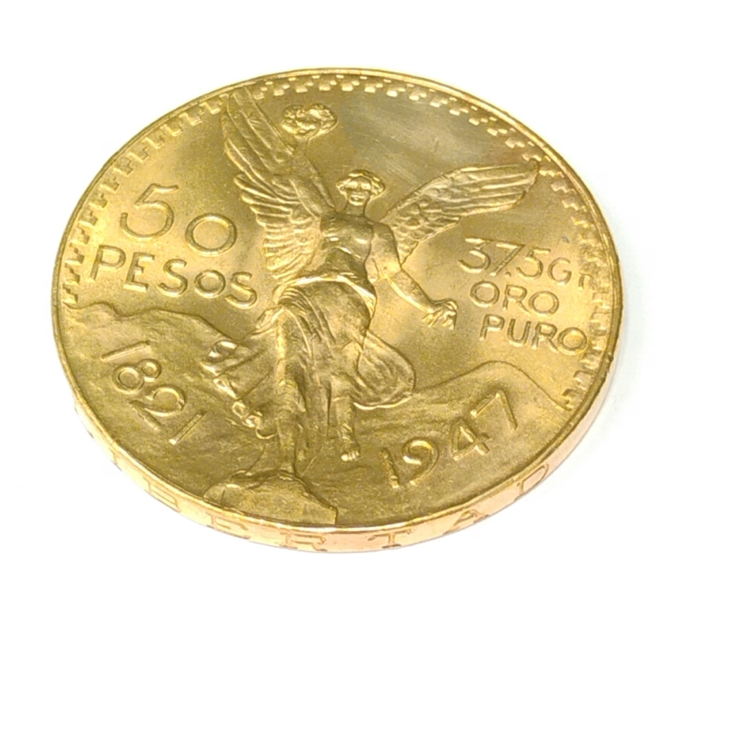 K1 41,60 GRMS - DTO. 0,00 GRMS - 21 K - AVALÚO 76003,20 * IDENTIFICACIÓN MONEDA NOMINATIVA * MONEDAS PESOS 50 PESOS (SEMINUEVO)