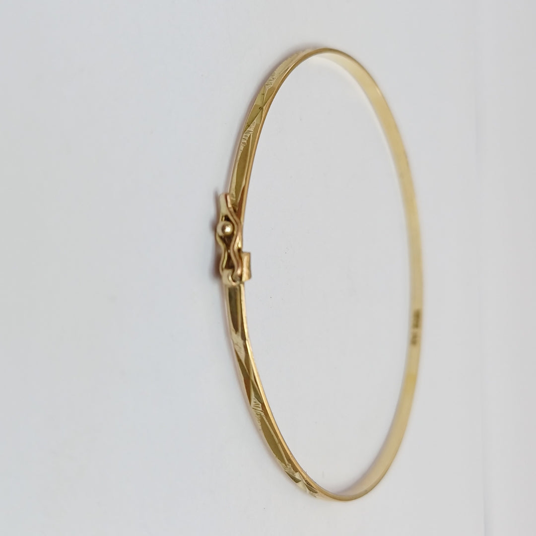 PULSERA RIGIDA ORO 14 K 3,80 GRMS (SEMINUEVO)