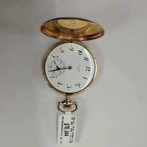 RELOJ CAJA ACERO PULSO ORO. ORO. 14 K 82.1 GRMS (SEMINUEVO)