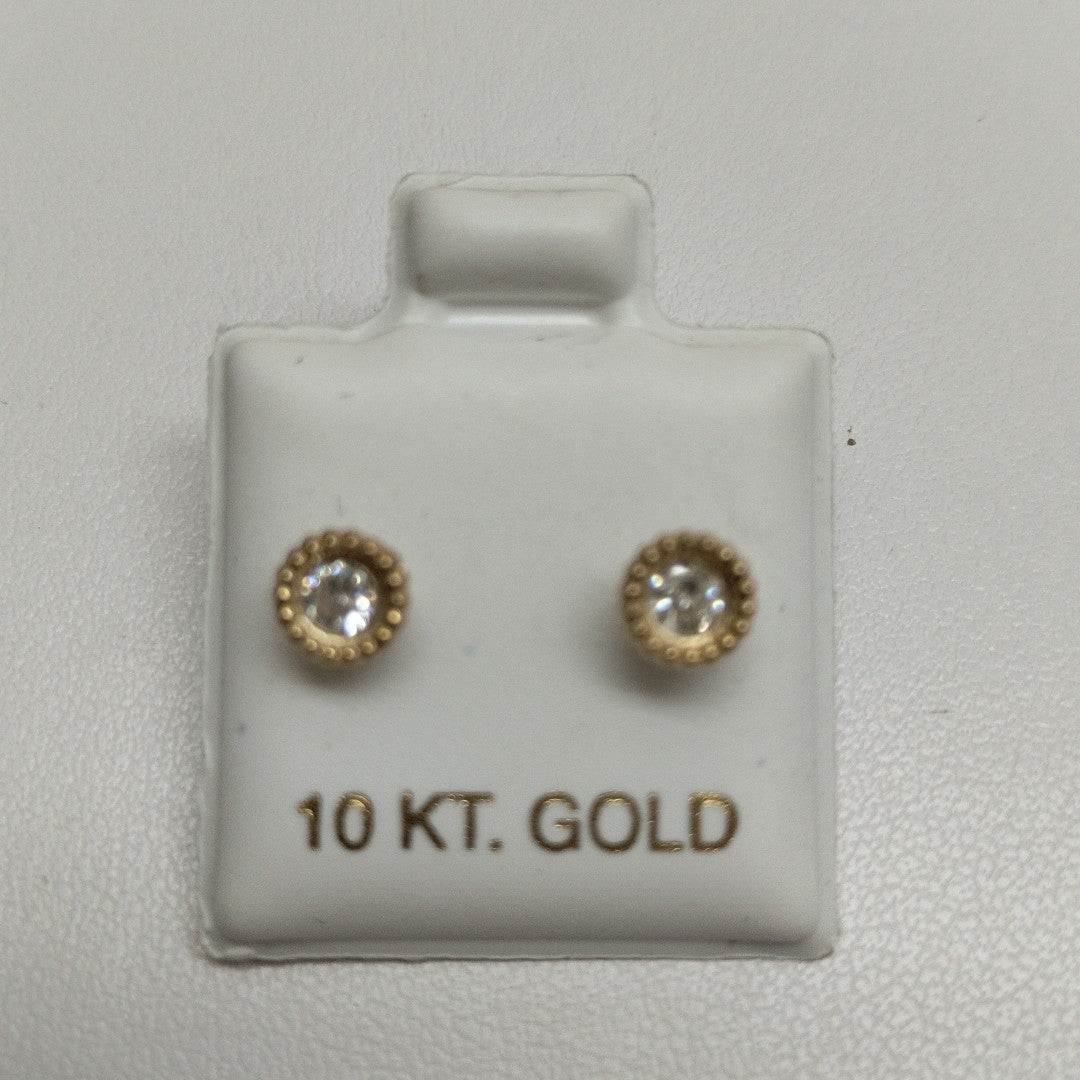 BROQUELES ORO 10K 1 (NUEVO)