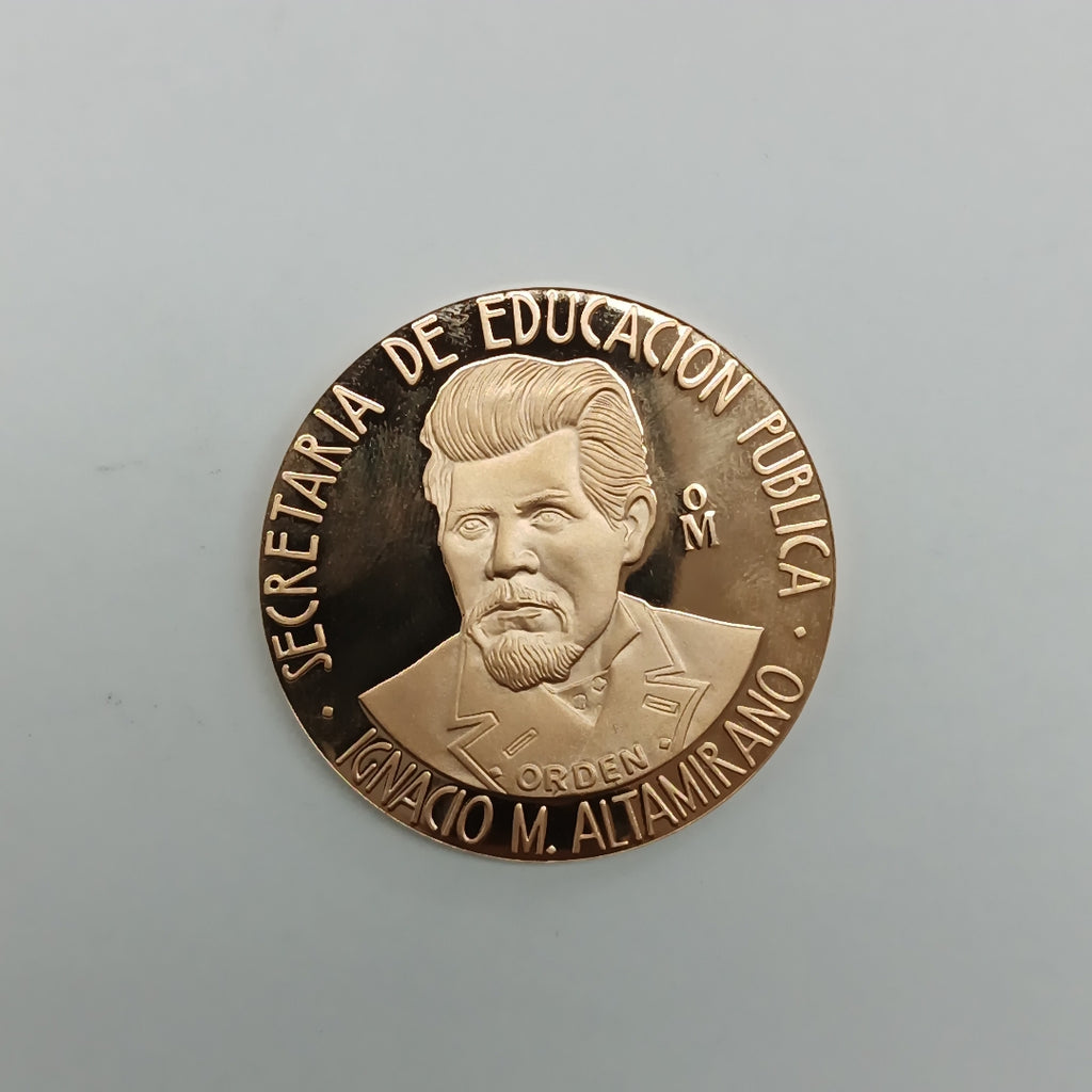 MEDALLA CONMEMORATIVA ORO 21 K 42,20 GRMS (SEMINUEVO)