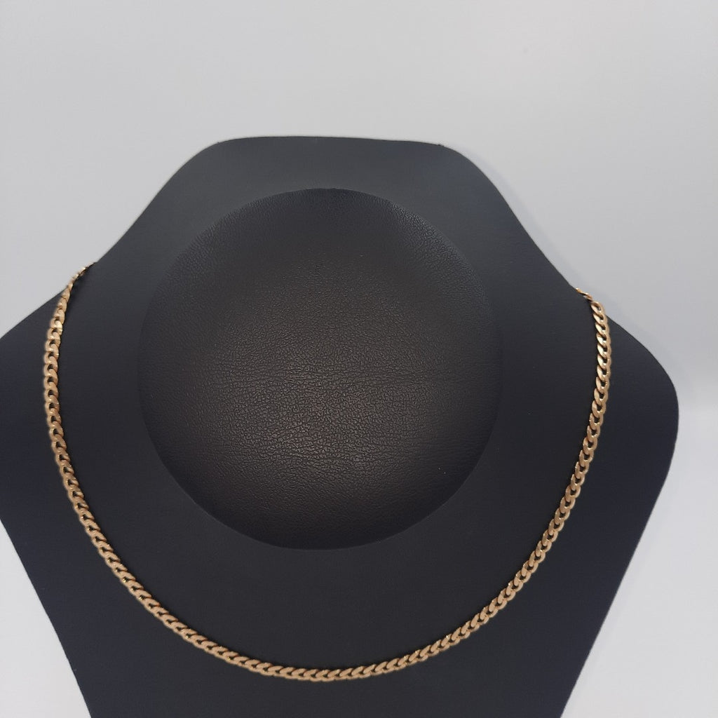 AHOGADOR, CADENA. ORO. 14 K 13.3 GRMS (SEMINUEVO)