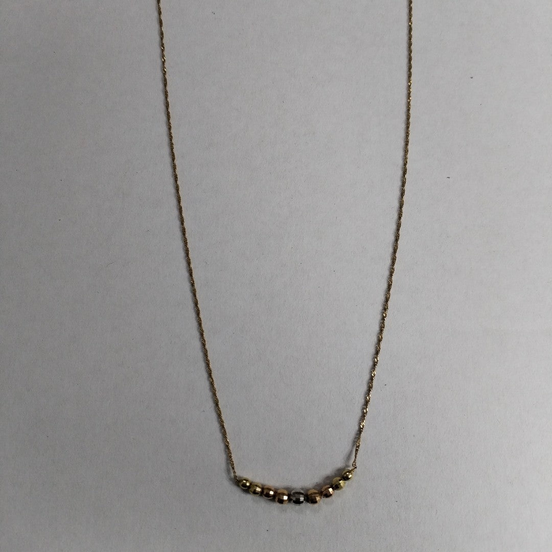 CADENA ORO COMBINADO 14 K 3,20 GRMS (SEMINUEVO)