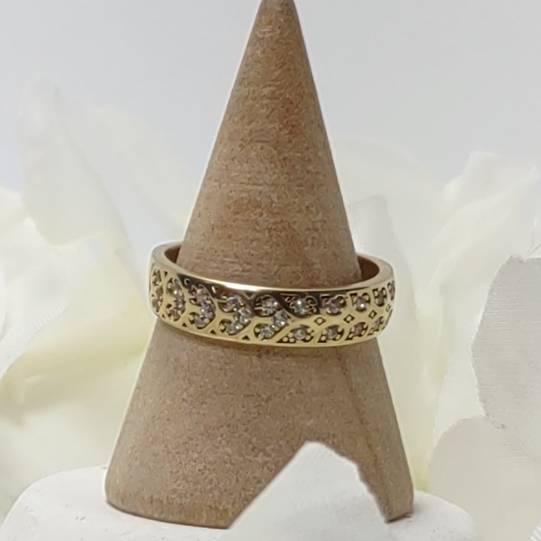 ANILLOS DAMA ORO 14K 2 (NUEVO)