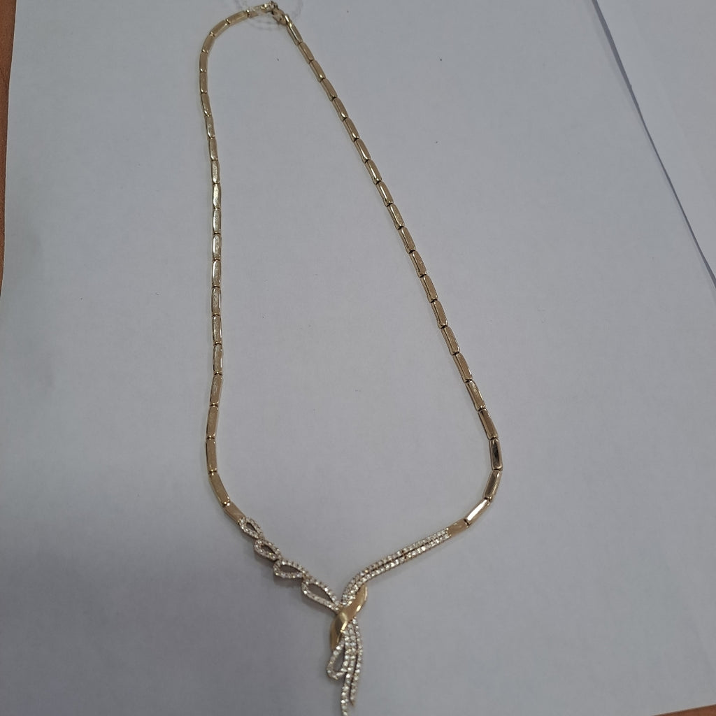 GARGANTILLA. ORO. 14 K 9.2 GRMS (SEMINUEVO)