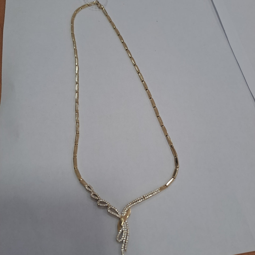 GARGANTILLA. ORO. 14 K 9.2 GRMS (SEMINUEVO)
