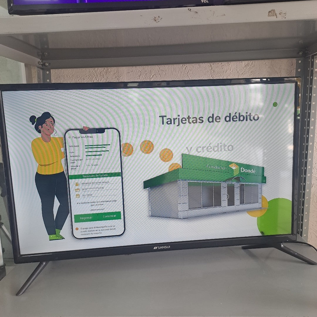 PANTALLA SANSUI SMX32T1HN (2022) 32" LED HD (SEMINUEVO)