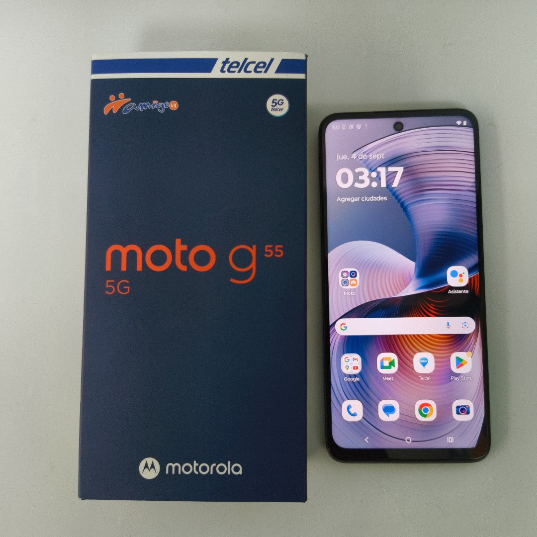 CELULAR MOTOROLA MOTO G55 5G XT2435-1(2024) 256 GB 8 GB RAM (SEMINUEVO)