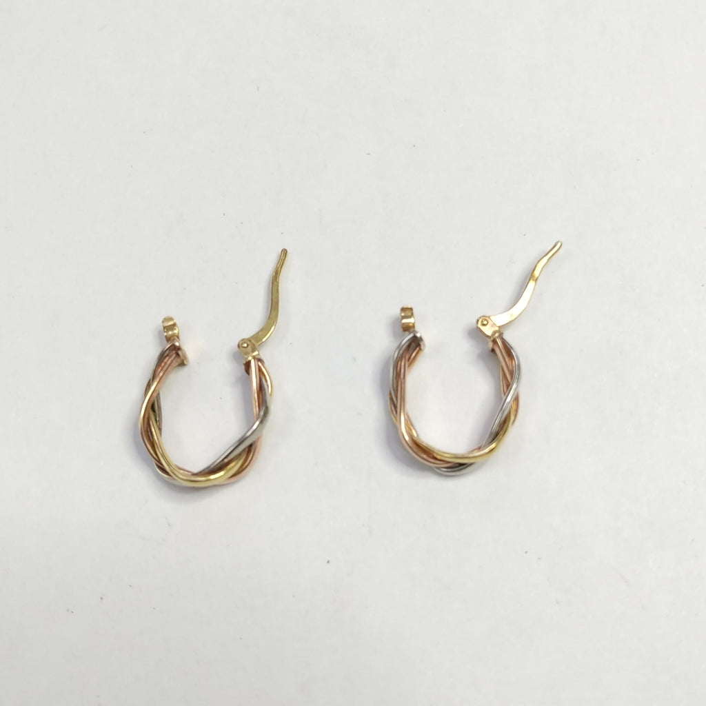 ARETES PAR ORO 14 K 2,20 GRMS (SEMINUEVO)