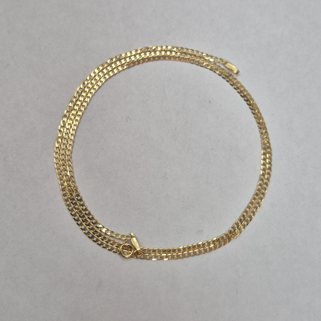 CADENAS BARBADA AMARILLA ORO 14K 3.3 (NUEVO)