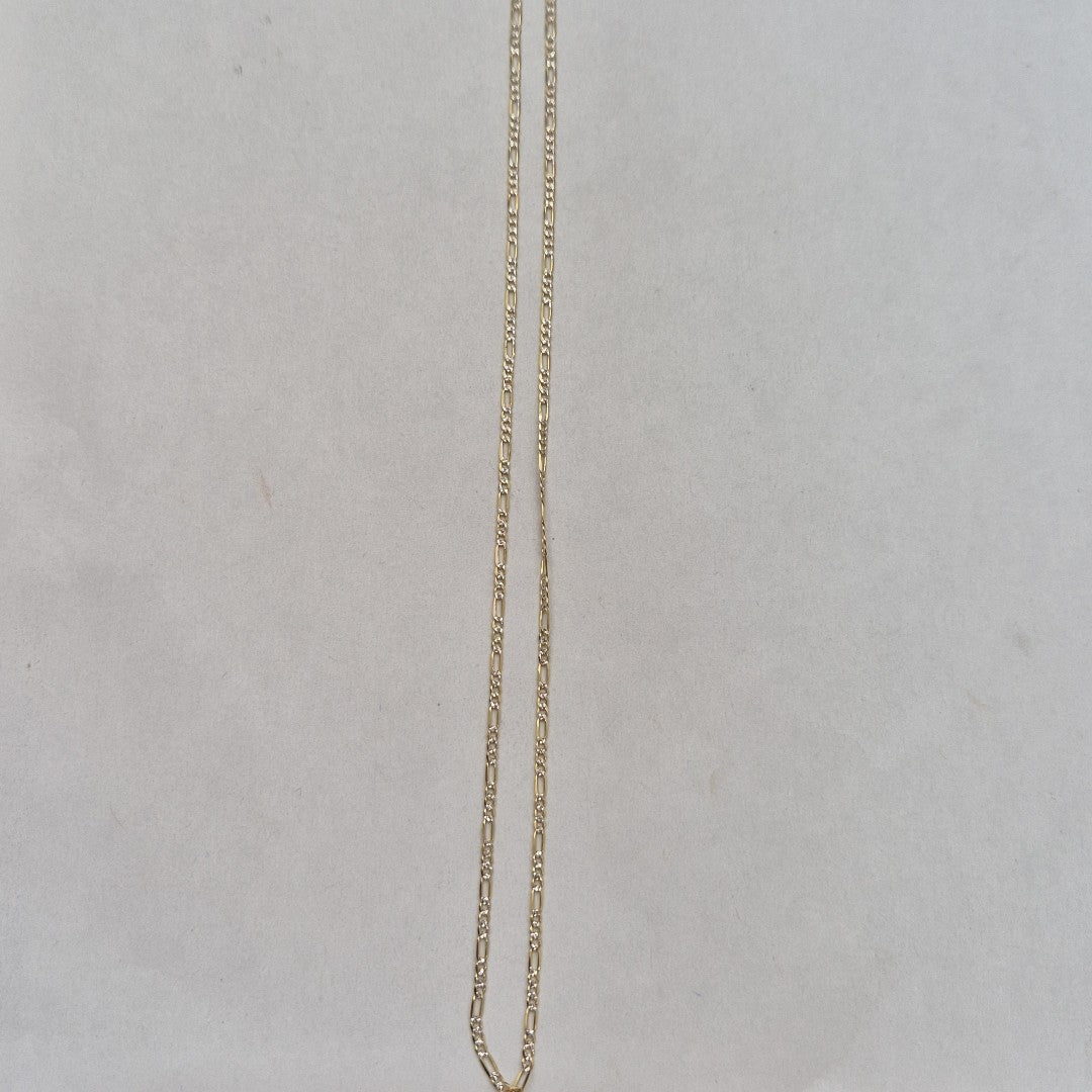 CADENAS CARTIER 3*1 DIAMANTADA ORO 14K 3.3 (NUEVO)