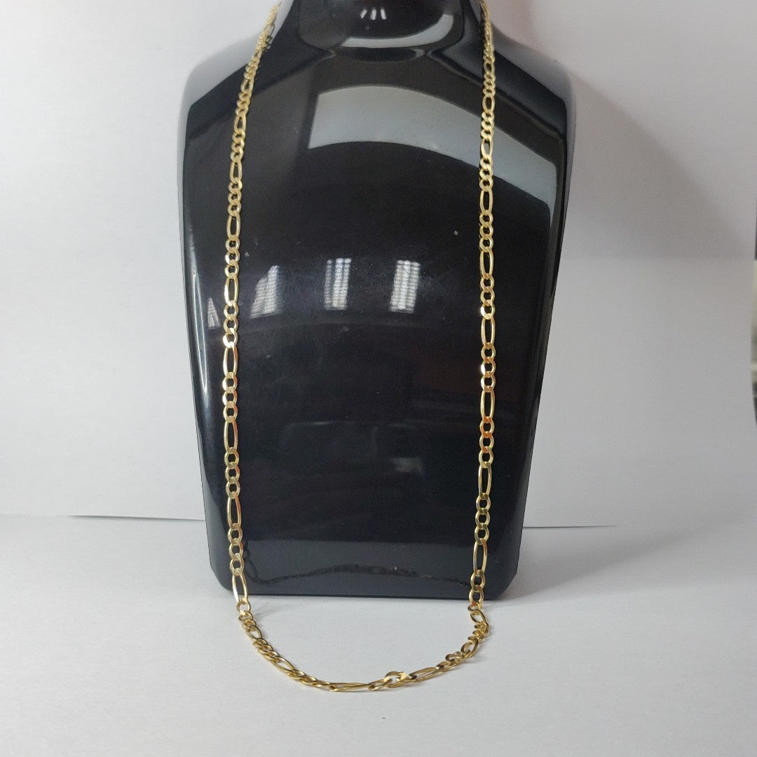 CADENAS CARTIER 3*1 AMARILLA ORO 14K 8.5 (NUEVO)