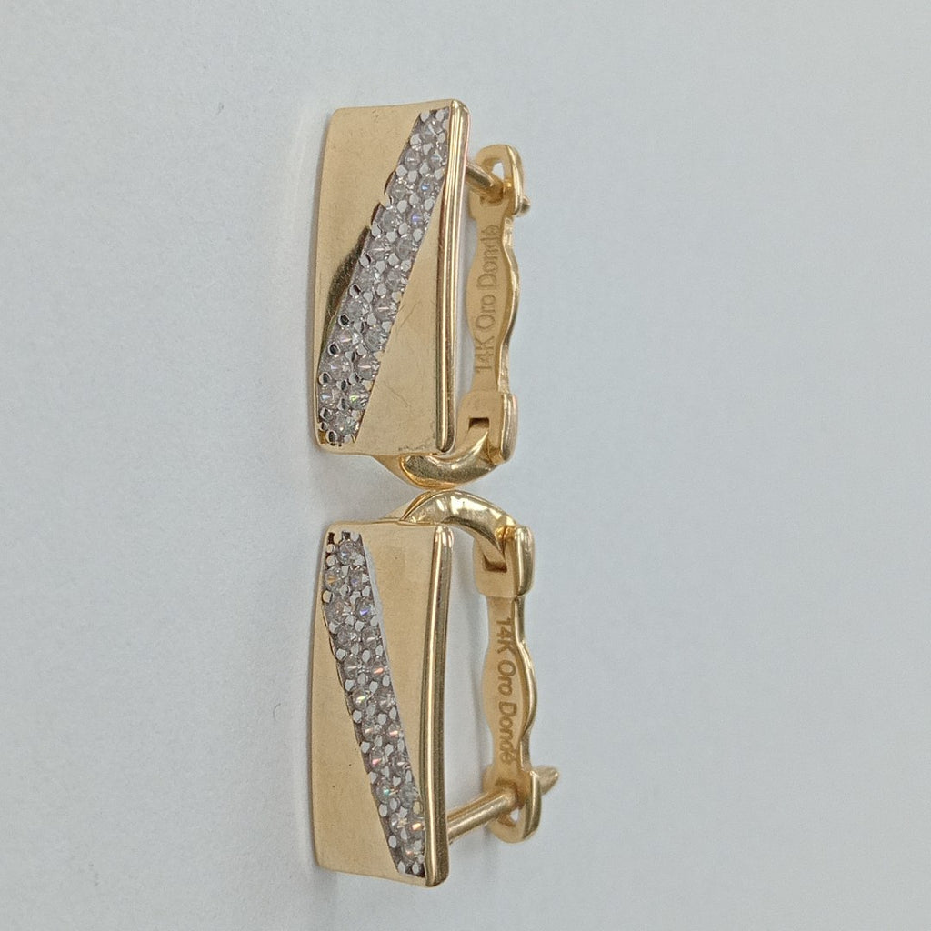 BROQUELES ORO 14K 2.9 (NUEVO)