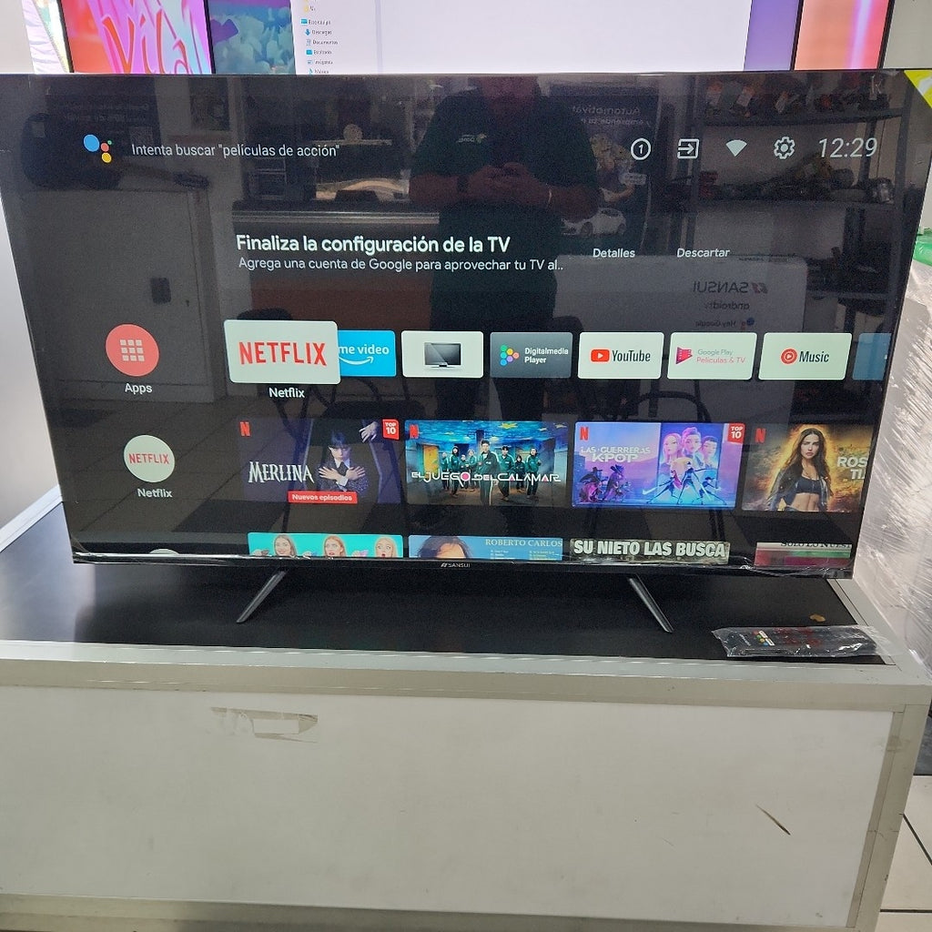 PANTALLA SANSUI SMX55V1UA (2022) 55" LED 4K (SEMINUEVO)