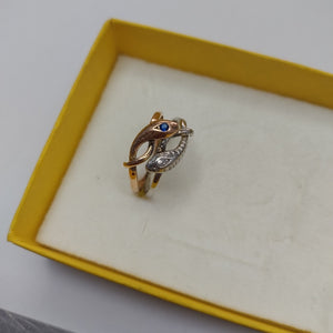 ANILLITO ORO,PLATINO 14 K 2,90 GRMS (SEMINUEVO)