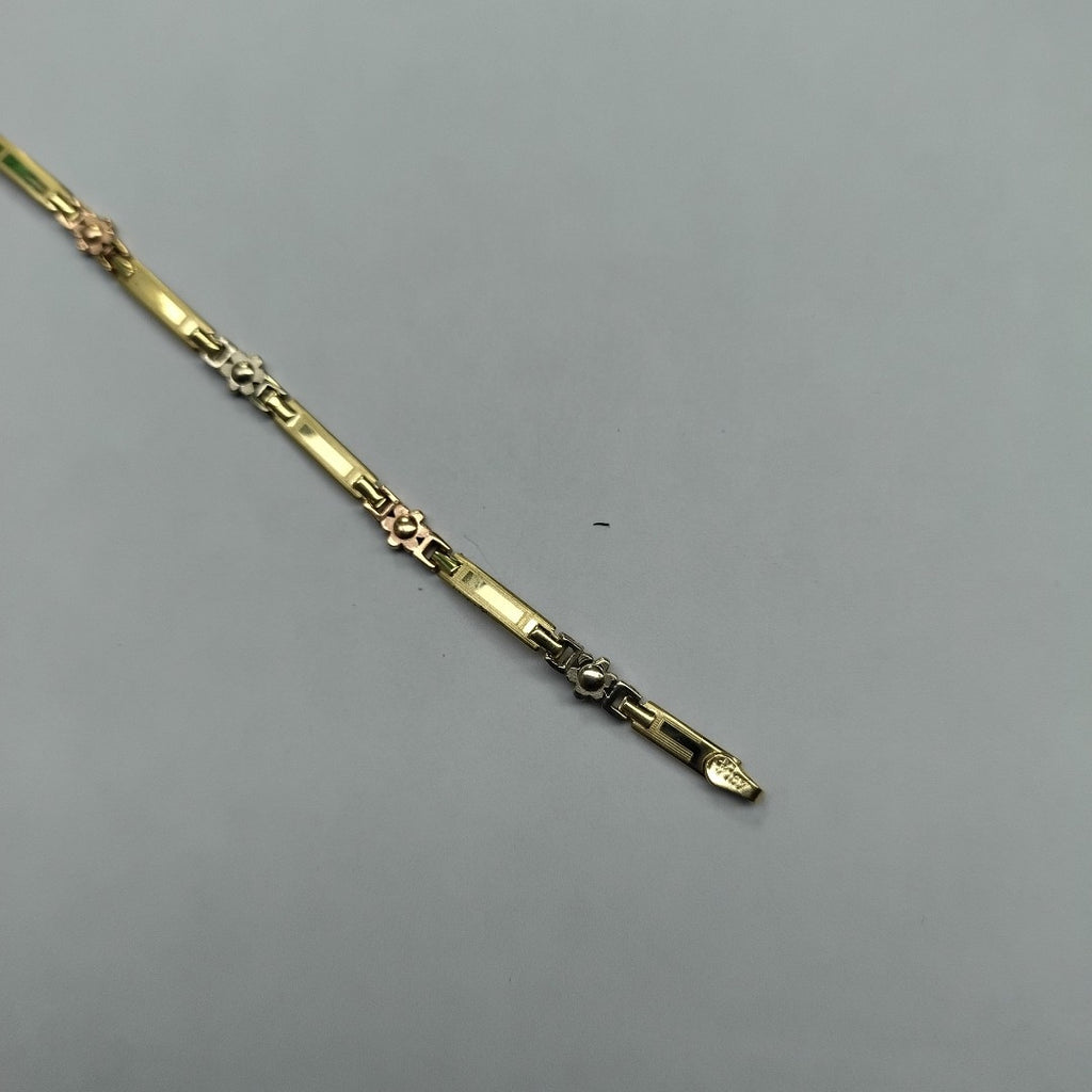 PULSERA. ORO. 14 K 3.6 GRMS (SEMINUEVO)