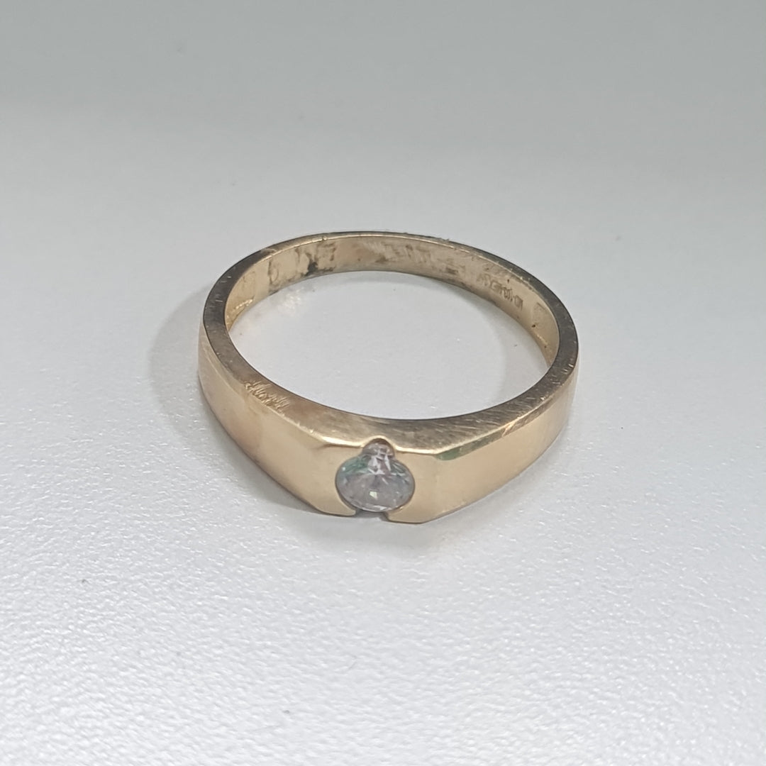 SOLITARIO ORO 14 K 3,80 GRMS (SEMINUEVO)